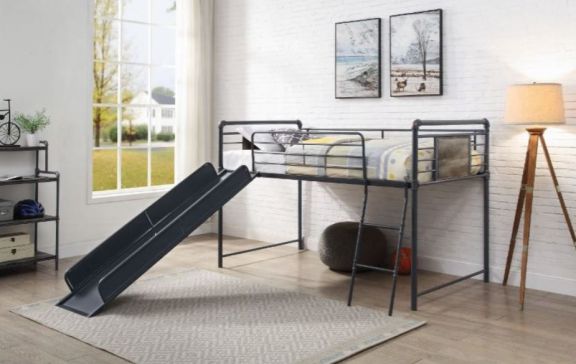 Cama Individual Cordelia Negro