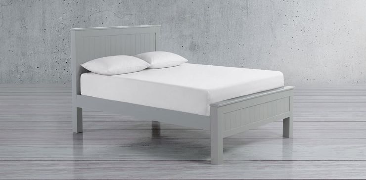 Cama Matrimonial Jackson Pl Gris