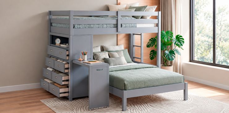 Litera Individual-Matrimonial Ivy Gris