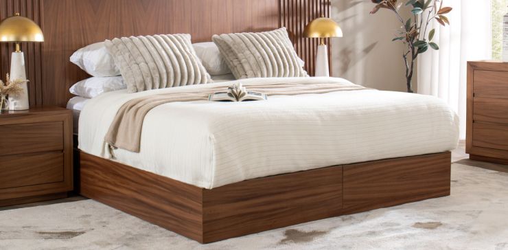 Base de Cama King Size Mariel Café