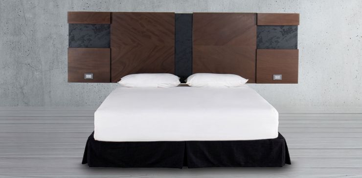 Cabecera King Size Ruzen Nogal