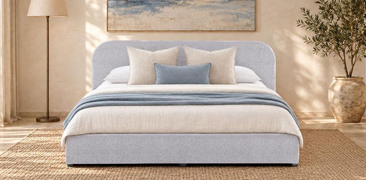 Cama King Size Nature Beige