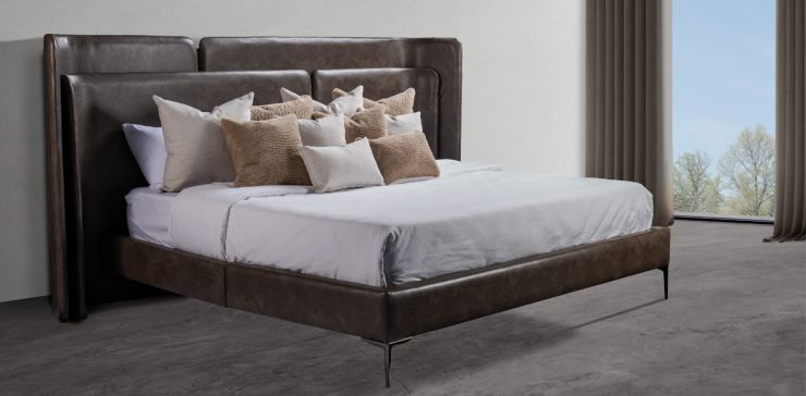 Cama King Size Bravah Gris