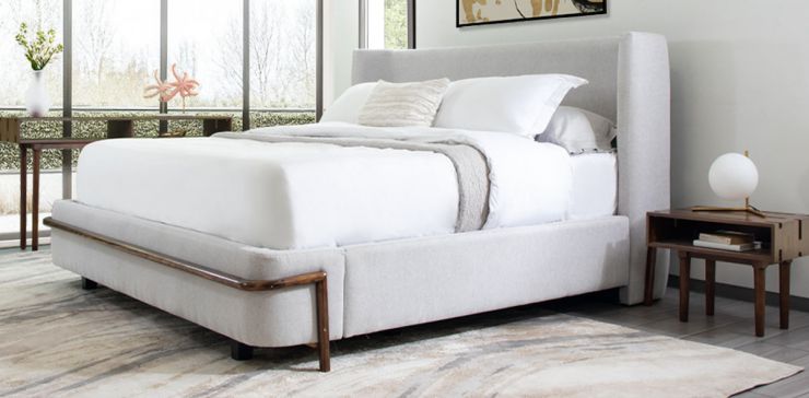 Cama King Size Piah Gris