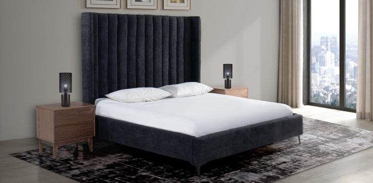 Cama King Size Isabel Negro