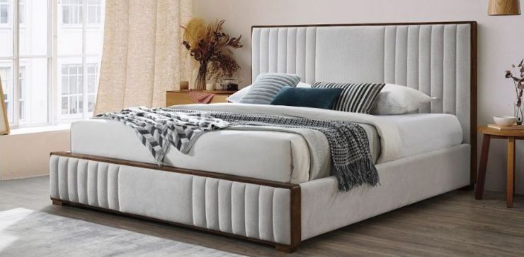 Cama Queen Size Kaleea Beige