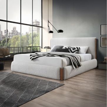 Cama Queen Size Sandro Beige 3 Piezas