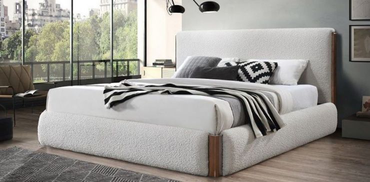 Cama Queen Size Sandro Beige