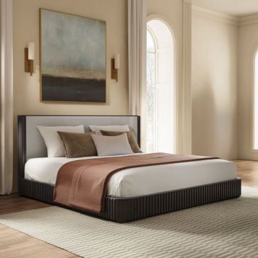 Cama Queen Size Clayten Café