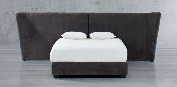 Cama Queen Size Aria Gris