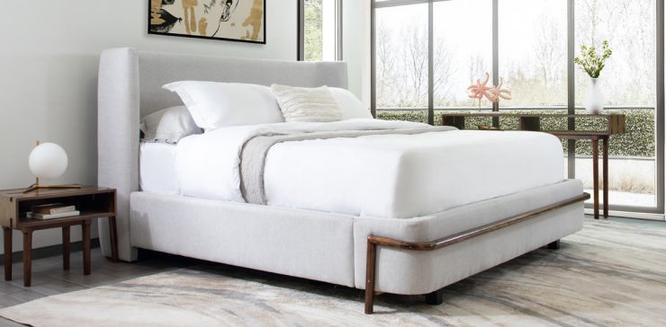 Cama Queen Size Piah Gris