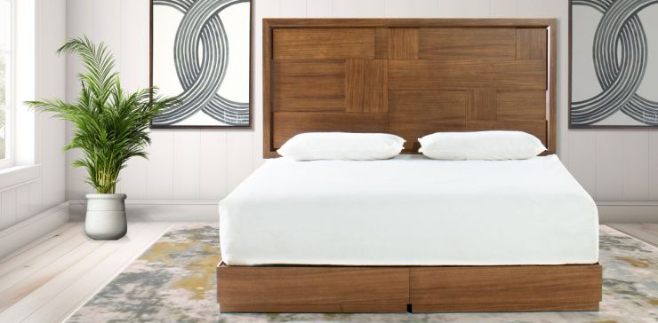 Cama King Size Parota Sigma