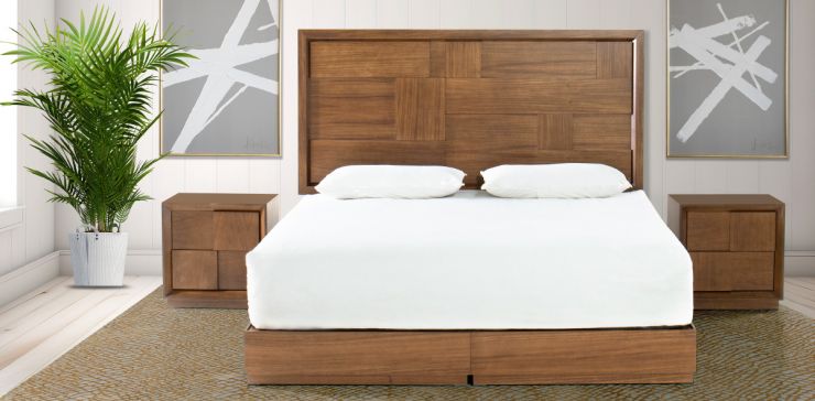 Recamara King Size Parota Sigma3 Piezas