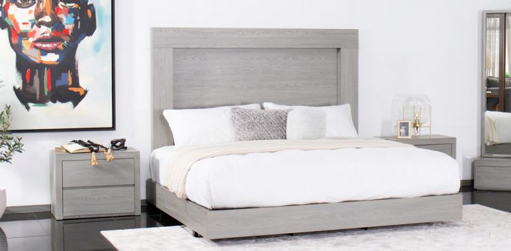 Recámara Queen Size Constanza Gris
