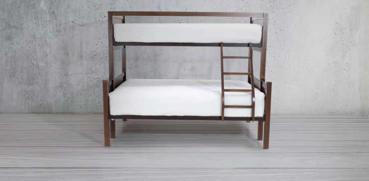 Litera Individual Matrimonial Bourbon Nogal