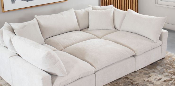 Sala Modular Avalanche Blanco 6 Piezas 