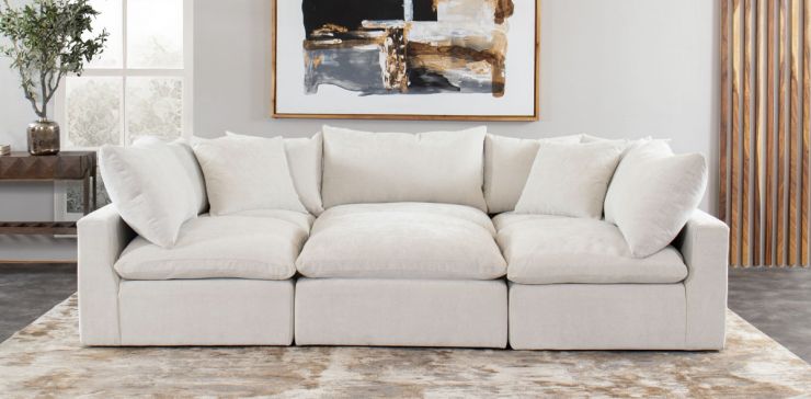 Sala Modular Avalanche Blanco 6 Piezas 