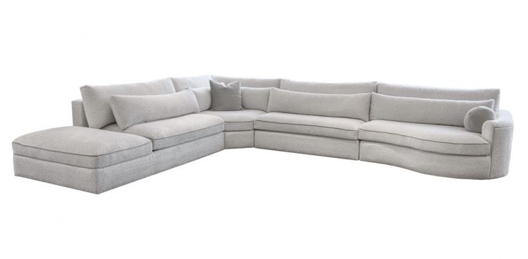 Sala Modular Vento Lux Beige 4 Piezas