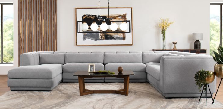 Sala Modular Izquierda Davos Gris