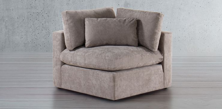 Sillón Esquinero Lugano Café