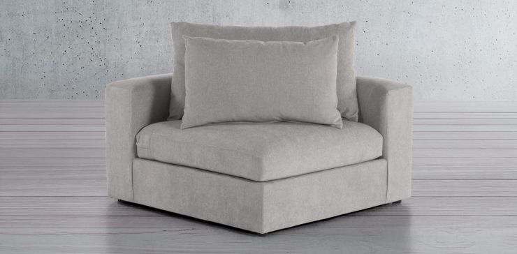 Sillón Esquinero Lemans Gris