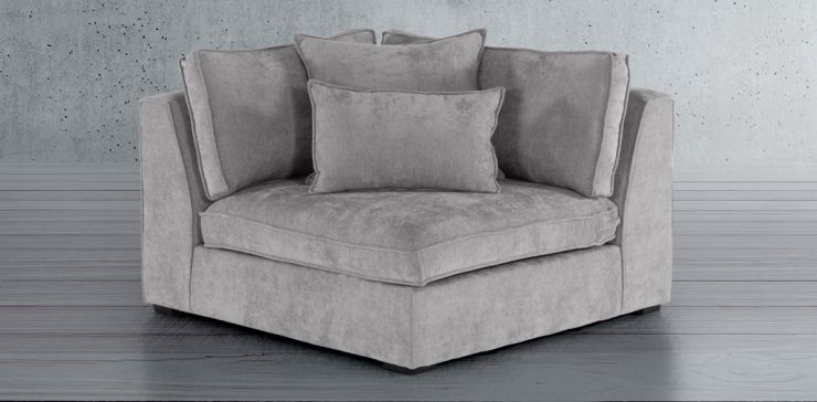 Sillón Esquinero Tramontana Gris