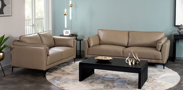 Sala Piel Milo Beige