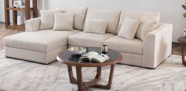 Sala en L Izquierda Balik Beige
