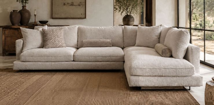 Sala en L Derecha Ontario Beige