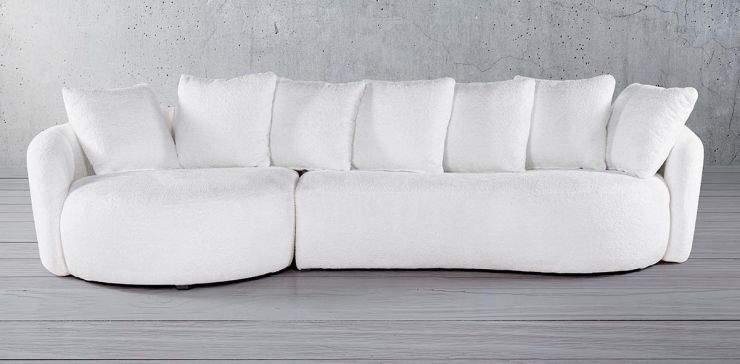 Sala en L Izquierda Camila Blanco