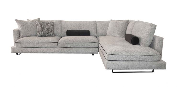 Sala en L Derecha Ontario Gris
