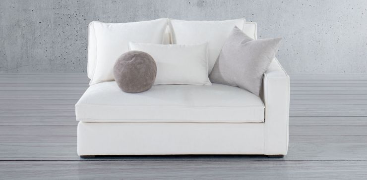 Sillón Brazo Derecho Tramontana Blanco