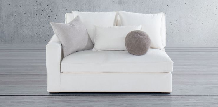 Sillón Brazo Izquierdo Tramontana Blanco