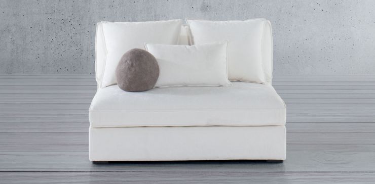 Sillón sin Brazos Tramontana Blanco