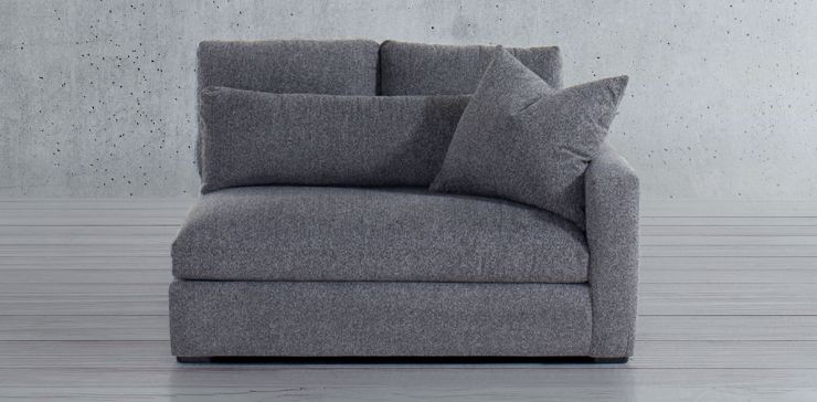 Sillón Brazo Derecho Alexander Gris