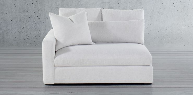 Sillón Brazo Izquierdo Alexander Gris