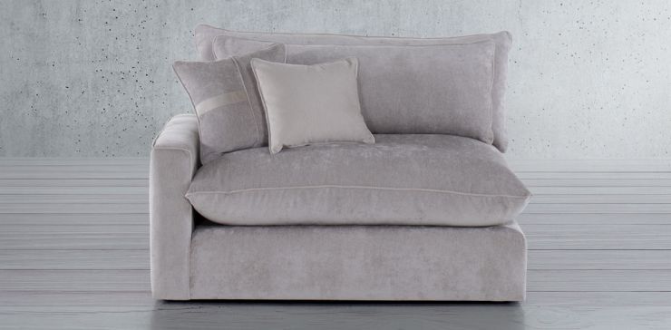 Sillón Izquierdo Kitson Gris