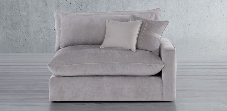 Sillón Derecho Kitson Gris