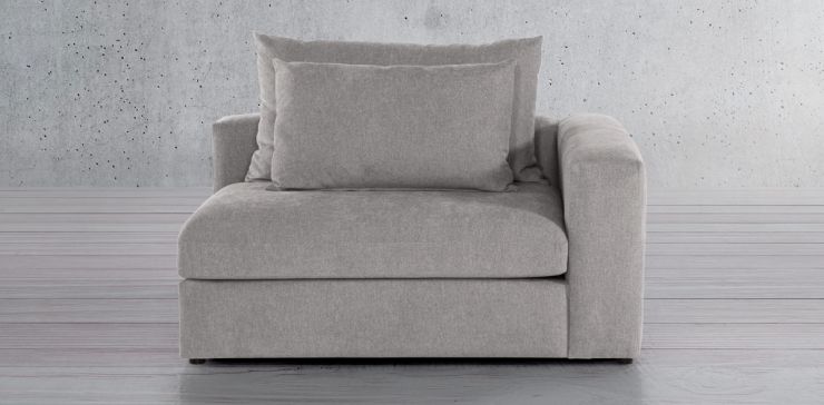 Sillón Derecho Lemans Gris