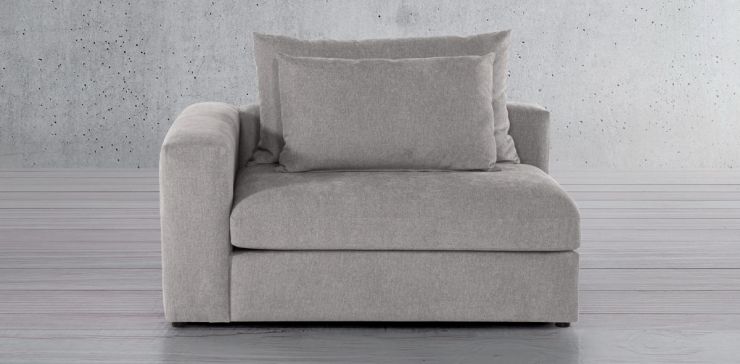 Sillón Izquierdo Lemans Gris