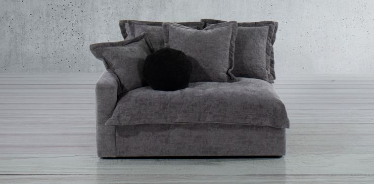 Sillón Brazo Izquierdo Trivoli Gris