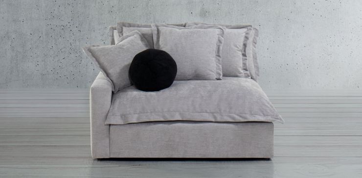 Sillón Izquierdo Trivoli Gris claro