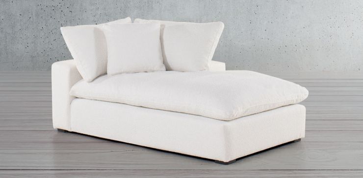 Chaise Long Derecho Elysee Blanco