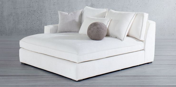 Chaise Long Izquierdo Tramontana Blanco