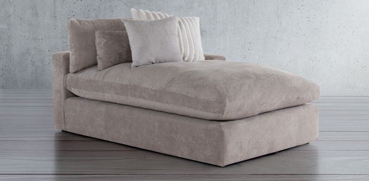 Chaise Long Derecho Lugano Café