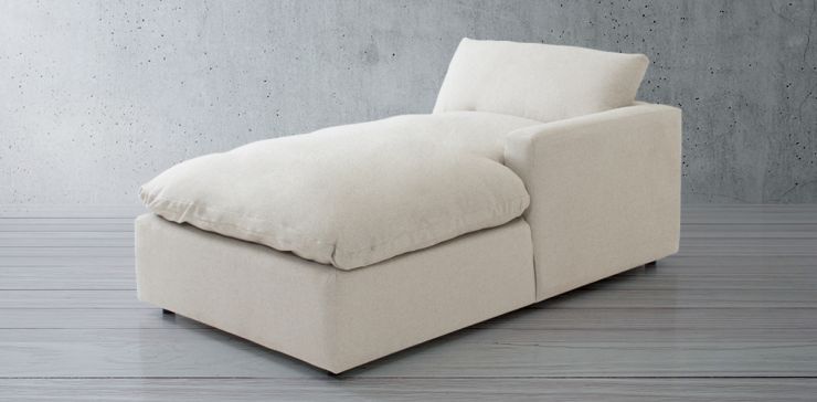 Chaise Long Derecho Finlandia Beige 