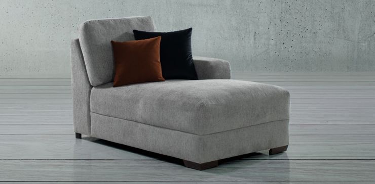 Chaise Long Derecho Tamara Gris