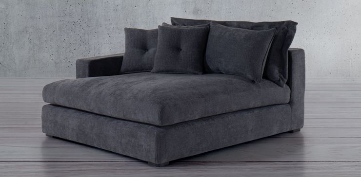 Chaise Long Izquierdo Ashmont Negro