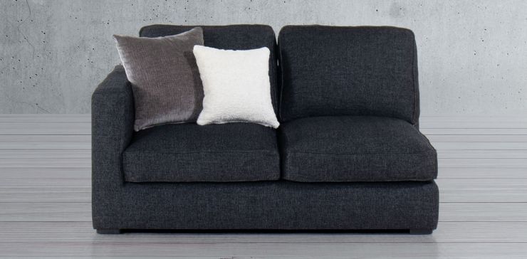 Chaise Long Izquierdo Bogart Negro