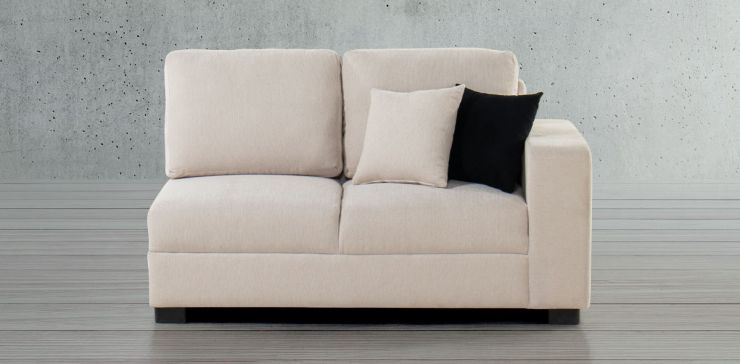 Sofá 2 Plazas Derecho Terra Beige